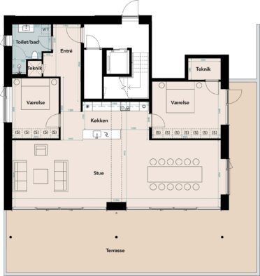 Plantegning for: Gambøtvej 29 st.