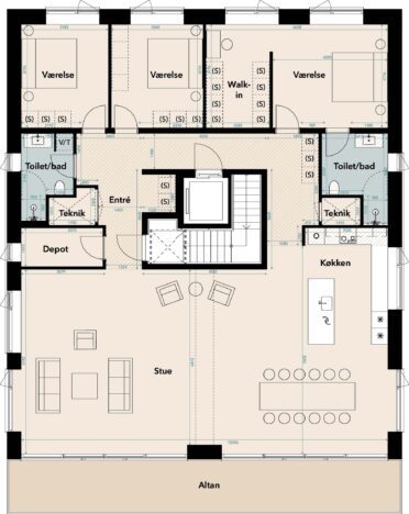 Plantegning for: Gambøtvej 37 2.